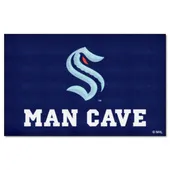 Fan Mats Seattle Kraken Man Cave Ultimat Rug - 5Ft. X 8Ft.