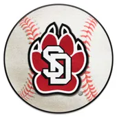 Fan Mats South Dakota Coyotes Baseball Rug - 27In. Diameter