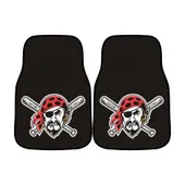 Fan Mats Pittsburgh Pirates Carpet Car Mat Set - 2 Pieces