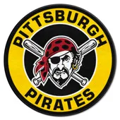 Fan Mats Pittsburgh Pirates Roundel Rug - 27In. Diameter