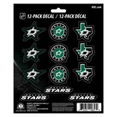 Fan Mats Dallas Stars 12 Count Mini Decal Sticker Pack