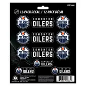 Fan Mats Edmonton Oilers 12 Count Mini Decal Sticker Pack