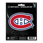 Fan Mats Montreal Canadiens Matte Decal Sticker