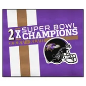 Fan Mats Baltimore Ravens Dynasty Tailgater Rug - 5Ft. X 6Ft.