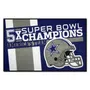 Fan Mats Dallas Cowboys Dynasty Starter Accent Rug - 19In. X 30In.