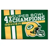 Fan Mats Green Bay Packers Dynasty Ultimat Rug - 5Ft. X 8Ft.