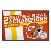 Fan Mats Kansas City Chiefs Dynasty Starter Accent Rug - 19In. X 30In.