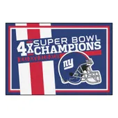 Fan Mats New York Giants Dynasty 5Ft. X 8Ft. Plush Area Rug