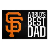 Fan Mats San Francisco Giants Starter Accent Rug - 19In. X 30In. World's Best Dad Starter Mat