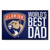 Fan Mats Florida Panthers Starter Accent Rug - 19In. X 30In. World's Best Dad Starter Mat