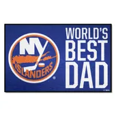 Fan Mats New York Islanders Starter Accent Rug - 19In. X 30In. World's Best Dad Starter Mat