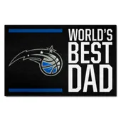 Fan Mats Orlando Magic Starter Accent Rug - 19In. X 30In. World's Best Dad Starter Mat