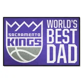 Fan Mats Sacramento Kings Starter Accent Rug - 19In. X 30In. World's Best Dad Starter Mat