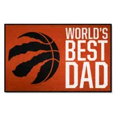 Fan Mats Toronto Raptors Starter Accent Rug - 19In. X 30In. World's Best Dad Starter Mat