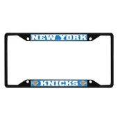 Fan Mats New York Knicks Metal License Plate Frame Black Finish