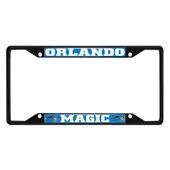 Fan Mats Orlando Magic Metal License Plate Frame Black Finish