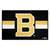 Fan Mats Boston Bruins Starter Accent Rug - 19In. X 30In. Uniform Alternate Design