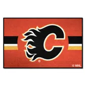 Fan Mats Calgary Flames Starter Accent Rug - 19In. X 30In. Uniform Alternate Design