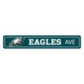 Fan Mats Philadelphia Eagles Team Color Street Sign Decor 4In. X 24In. Lightweight