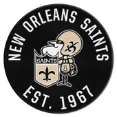 Fan Mats New Orleans Saints Roundel Rug - 27In. Diameter