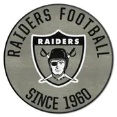 Fan Mats Las Vegas Raiders Roundel Rug - 27In. Diameter