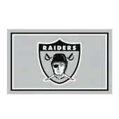 Fan Mats Las Vegas Raiders 3Ft. X 5Ft. Plush Area Rug