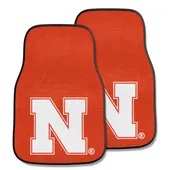 Fan Mats Nebraska Cornhuskers Carpet Car Mat Set - 2 Pieces