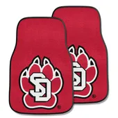 Fan Mats South Dakota Coyotes Carpet Car Mat Set - 2 Pieces