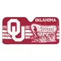 Targa Frontale In Acciaio Oklahoma Sooners - Emblema Squadra NFL 3D