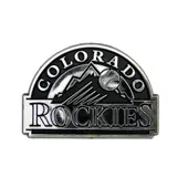 Fan Mats Colorado Rockies Molded Chrome Plastic Emblem