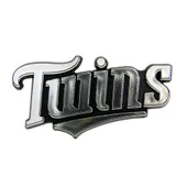 Fan Mats Minnesota Twins Molded Chrome Plastic Emblem