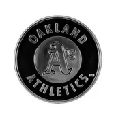 Fan Mats Oakland Athletics Molded Chrome Plastic Emblem