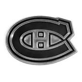 Fan Mats Montreal Canadiens Molded Chrome Plastic Emblem