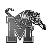 Fan Mats Memphis Tigers Molded Chrome Plastic Emblem