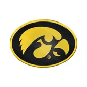 Fan Mats Iowa Hawkeyes Heavy Duty Aluminum Embossed Color Emblem