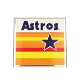 Fan Mats Houston Astros Heavy Duty Aluminum Embossed Color Emblem - Alternate