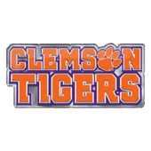 Fan Mats Clemson Tigers Heavy Duty Aluminum Embossed Color Emblem - Alternate