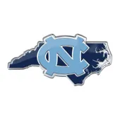 Fan Mats North Carolina Tar Heels Team State Aluminum Embossed Emblem