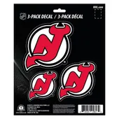 Fan Mats New Jersey Devils 3 Piece Decal Sticker Set