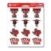 Fan Mats Texas Tech Red Raiders 12 Count Mini Decal Sticker Pack