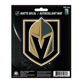 Fan Mats Vegas Golden Knights Matte Decal Sticker