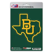 Fan Mats Baylor Bears Team State Shape Decal Sticker