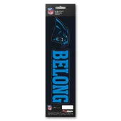 Fan Mats Carolina Panthers 2 Piece Team Slogan Decal Sticker Set