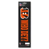 Fan Mats Cincinnati Bengals 2 Piece Team Slogan Decal Sticker Set