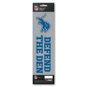 Fan Mats Detroit Lions 2 Piece Team Slogan Decal Sticker Set