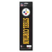 Fan Mats Pittsburgh Steelers 2 Piece Team Slogan Decal Sticker Set