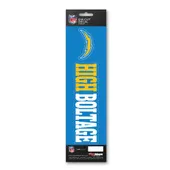 Fan Mats Los Angeles Chargers 2 Piece Team Slogan Decal Sticker Set