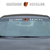 Fan Mats Baltimore Orioles Sun Stripe Windshield Decal 3.25 In. X 34 In.