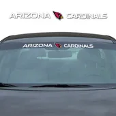 Fan Mats Arizona Cardinals Sun Stripe Windshield Decal 3.25 In. X 34 In.