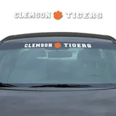 Fan Mats Clemson Tigers Sun Stripe Windshield Decal 3.25 In. X 34 In.